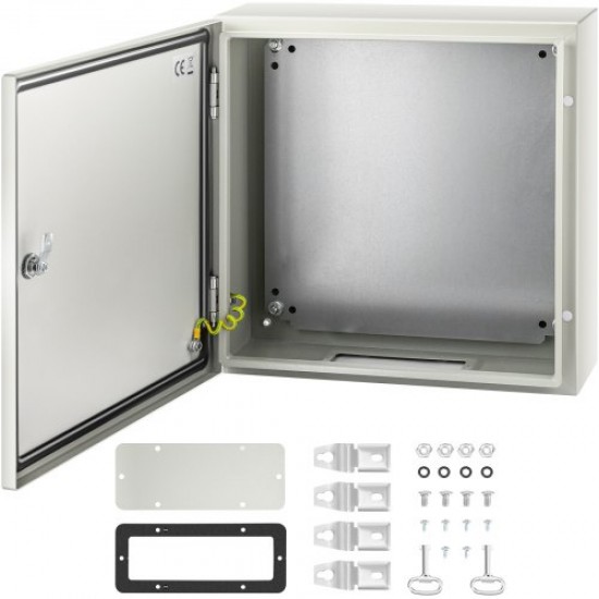 Caja eléctrica de acero VEVOR, caja eléctrica 20x20x6'', acero al carbono IP65