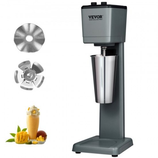 Buy Single Head Electric Smoothie Blender, 375W, 3 Speeds, 15000/18000/21000RPM, 820ML Stainless Steel Cup for Making Drinks, Milk Tea, Shakes, Homemade Bar