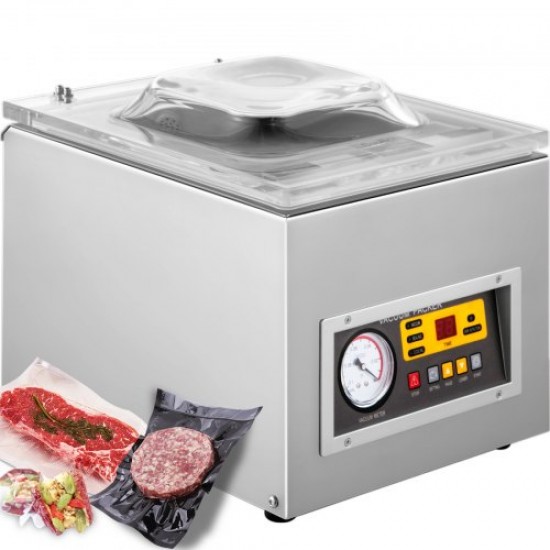 Comprar Envasadora al Vacío Automático para Alimentos DZ-260S ,120 W, Envasadora al Vacío Domestica, 1~4 pcs/min, Maquina al Vacío de Alimentos, Acero Inoxidable, Barra de Calentamiento Importada