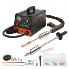 VEVOR Extractor de Clavos para Carrocería 3kW Soldador por Puntos 6 Modos de Soldadura Herramienta de Reparación de Abolladuras de Carrocería 16 Accesorios para Eliminación de Abolladuras de Vehículos