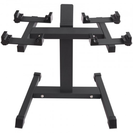 Comprar Rack de halteres ajustável 635x570x97mm Rack de halteres doméstico com suporte multimídia Armazenamento seguro e conveniente de halteres 22kg 36kg para academia em casa