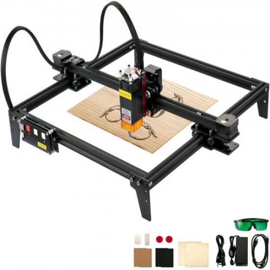 Comprar Grabadora Láser 310 x 300 mm Máquina de Grabado CNC 6000 mm/min 5,5 W Máquina de Grabado de Escritorio Windows7/8/10/11, iOS/Android para Grabar Papel, Madera, Cuero, Tela, Plástico, Acrílico