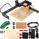 Kaufen Sie Mini-Lasergravierer, 270 x 440 mm, 5,5 W, Desktop-Graviermaschine, kompatibel mit Windows 7/8/10/11, iOS/Android, CNC-Graviermaschine für Papier, Holz, Leder, Stoff, Kunststoff, Acryl