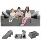 Buy Children's Sofa Modular Sofa 15 Geometric Pieces High Density Sponge