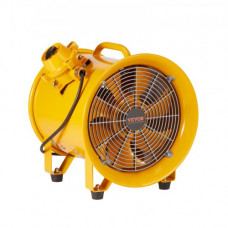 VEVOR Extractor de Aire Industrial 1100 W Ventilador Extractor Portátil Volumen de Aire de 406,4 mm 7204m3/h Cable de Alimentación de 5 m Sin Toma de Carga Ventilador Portátil para Aspirar Polvo, Humo