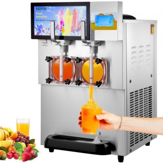 Buy Commercial Slush Machine, 8L/2.1 Gallon Margarita Machine, 1050W Stainless Steel Margarita Machine, Slush Machine for Party, Cafe, Restaurant, Bar and