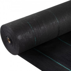 VEVOR Barrera de malezas tejida para cubierta de suelo 5 oz 5'x 250' Tela negra para paisajes