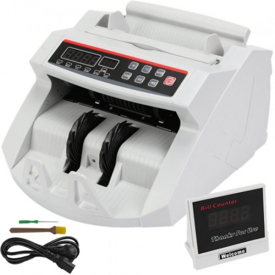 Buy Banknote Counter with UV MG LED Counterfeit Detector for Euros