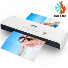 VEVOR Máquina Laminadora de 13 Pulgadas Laminadora Térmica de 4 Rodillos, Calentamiento Rápido, Laminadora Plastificadora Rápida con Películas de Laminación de 3 mil para Hogar, Oficina, Escuela