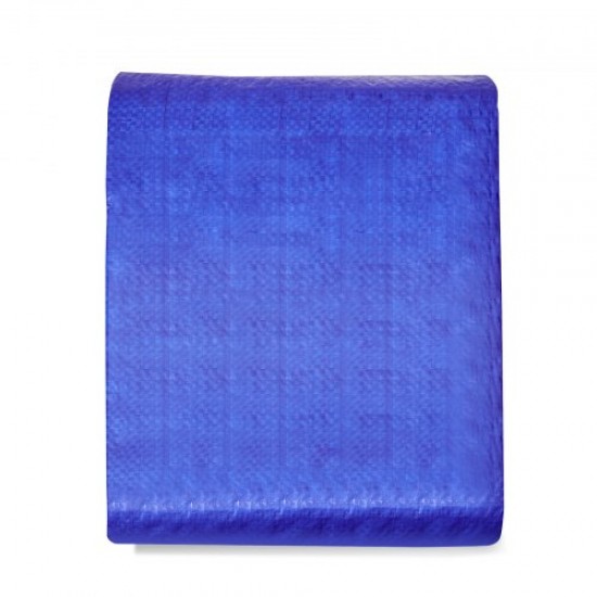 Comprar Lona Protectora Exterior 304,8x365,76 cm Lona Impermeable 5 mils Polietileno Resistente a Desgarros, UV y Temperatura con Ojales y Bordes Reforzados Alta Durabilidad, Azul