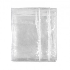 VEVOR Lona Transparente Impermeable con Ojales 3x4 m Lona de PVC Impermeable Exterior Cortina Protectora de Vinilo para Cubrir Invernadero Terraza Pabellón Garaje Jardín Coche Barcos Pilotes de Madera