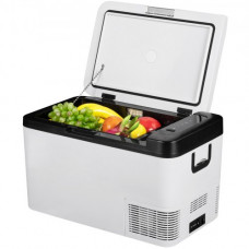 Nevera Portátil Eléctrica 25 L 60 W Refrigerador Portátil con 2 Zonas 12/24 V Nevera Camping de Viaje Refrigeración Eficiente -20°C - 20°C