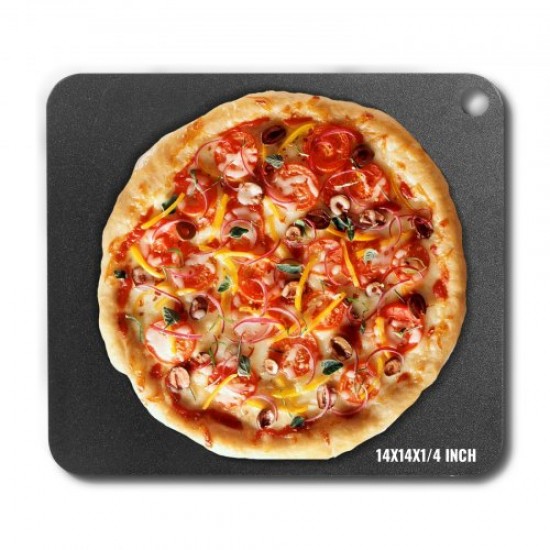 Comprar Pizza Steel 14"x14"x1/4" Piedra para hornear pizza de acero al carbono presazonada