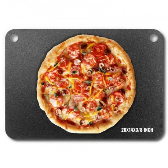 Comprar Pizza Steel 20"x14"x3/8" Piedra para hornear pizza de acero al carbono presazonada