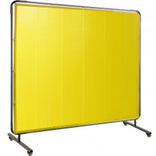 Pantalla de Soldadura de 6 \'x 8\'(183cm x 244cm) con Marco Amarillo