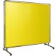 Koop 6\'x 8\' (183 cm x 244 cm) lasscherm met geel frame