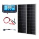 Comprar Kit de Panel Solar Monocristalino 200W 2 Paneles Solares y Controlador de Carga Módulo Fotovoltaico Monocristalino de Alta Eficiencia 23% Impermeable IP68 para el Hogar, RV, Barco, Fuera de Red