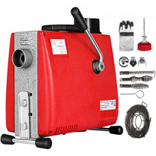Dragadora de tubos GQ100AA Máquina de Limpieza de Desagües 250W 5MX1.6MM