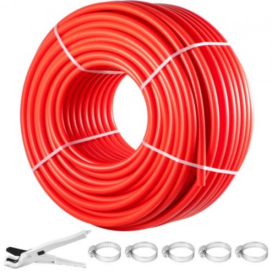 Comprar Tubo PEX (Barrera sin Oxígeno) 1", Tubería Multicapa de Color Rojo, Tubo Multicapa 500 Pies, Tubo Conector Multicapa para Grapado (entre Viguetas) Suelo Radiante y Sistemas de Fusión de Hielo