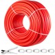 Tubo PEX (Barrera sin Oxígeno) 1", Tubería Multicapa de Color Rojo, Tubo Multicapa 500 Pies, Tubo Conector Multicapa para Grapado (entre Viguetas) Suelo Radiante y Sistemas de Fusión de Hielo