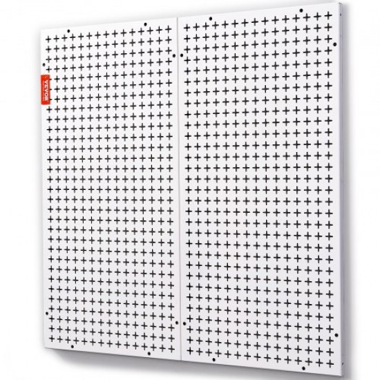 Comprar Kit organizador de pared para garaje, tablero perforado, 2 uds., 814x814 mm, 150 kg