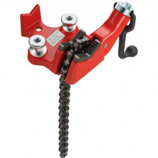 Tornillo de banco con cadena para tornillo de banco para tubos de 1/2'' a 6'' con manivela
