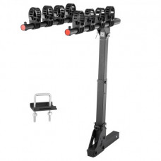 VEVOR Portabicicletas para 4 Bicicletas Portabicicletas con Enganche Capacidad de Carga Máxima de 68 kg Compatible con Receptores de 51 mm Soporte de Enganche para Automóviles SUV Autocaravana Camión