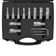 Buy 11 Piece Annular Cutter Hole Saw Drill Bit Set with Accessories Weldon Shank Diameter 11-27 mm Depth 1"/25 mm in HSS High Speed Steel Accessories for Magnetic Drilling in Metals