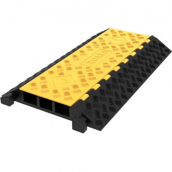 Buy Cable Protector Ramp Cable Raceway 3 Channels Load Capacity 22,046-44,092 Pounds Floor Cable Grommet Speed Reducer for