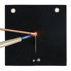 VEVOR Manta de soldadura retardante de llama, manta ignífuga de 305 x 305 mm, fibra de carbono, resistente al calor, 982 ℃, estera de protección de antorcha de propano con ojales metálicos