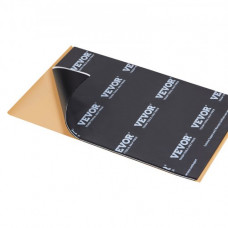 VEVOR Alfombrilla de Aislamiento Acústico 5,1 mm Estera de Aislamiento Térmico y Acústico 2,3 m² Material de Insonorización Caucho Butílico 247,9x390,9 mm Estructura 3 en 1 de 4 Capas para Automóviles