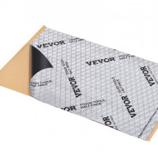 VEVOR Estera de Aislamiento Acústico 2 mm Insonorización de Automóviles 3,3m² Caucho de Butilo Material de Insonorización 248,9x398,8 mm Estera de Aislamiento Térmico Estructura de 3 Capas para Coches