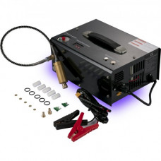 Compresor PCP 300 W Bomba de Compresor de Aire Alta Presión 220/110 V DC / 12 V AC Bomba de Compresor de Aire con Presión de Trabajo 30 MPa, para Neumáticos Normales de Automóviles y Bicicletas