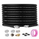 Buy Flexible Pressure Washer Hose 100ft Replacement Pressure Washer Hose 1/4" Connection with Nozzle 19.1mm Bend Radius 4200 PSI for Pressure Washer Extension