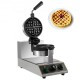 Comprar Máquina de waffle elétrica comercial, design rotativo, 180 °, 4 unidades, 1100w, anti-escaldante