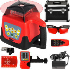 VEVOR Nivel Laser Autonivelante Rojo 250 m Máximo Rango Nivel de Láser Rojo IP54 Láser Rotatorio Nivel de Láser Impermeable Temperatura de -20 °C -