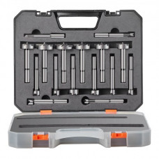 VEVOR Brocas Forstner 16 PCS Juego de Brocas Perfiladoras 1/4