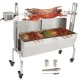 Comprar Barbacoa de Carbón con Asador Eléctrico Carga de 60 kg Kit de Asador Automático al Aire Libre 50 W Asador Giratorio 4 RPM Kit de Asador Eléctrico 103,5x37,5 cm Alto Ajustable para Cordero Cerdo