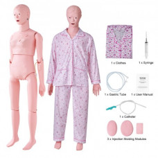 Maniquí de enfermería femenino VEVOR para la escuela hospitalaria de formación médica