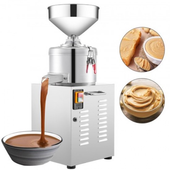 Buy Electric Peanut Grinder 15kg/h, Commercial Peanut Butter Maker Machine 1100W, Peanut Grinder Mini Electric Grinder 270x270x640mm, Mini Electric Peanut Grinder