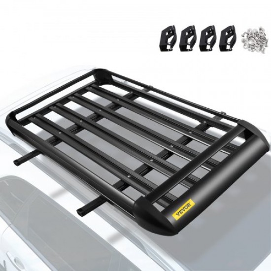 Buy Roof Rack Bar for Car 130cmx100cm 100kg Auto Universal Aluminum