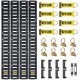 Buy Universal E-track Tie Down Rail Kit 5ft E-track Horizontal Rail Set 30 Pcs Versatile Steel E-track Tie Down Rails Black E-track Track for Cargo on Trucks Trailers