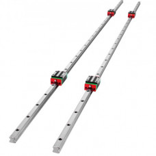 Carril Guía Lineal 15-1500mm Bloque De Cojinete De Carro Tipo Cuadrado