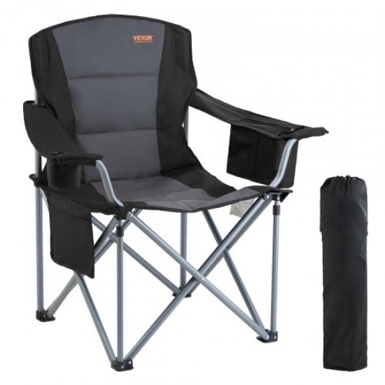 Buy Folding Camping Chair 98x63x99 cm Stainless Steel Outdoor Fishing Chair Load 158kg Portable Lightweight Folding Seat with Cup Holders 3 Storage Bags for Picnics Hiking