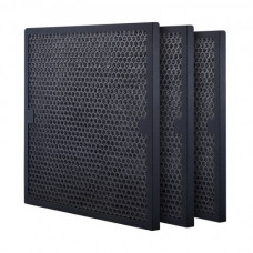 VEVOR Filtros de carbón activado 3 piezas filtros de eficiencia de etapa 2 de repuesto de filtro de aire compatibles con purificador, purificadores de aire, equipo de restauración de daños por agua