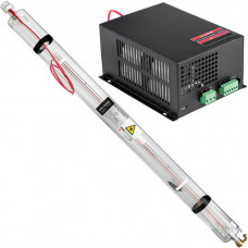 Fuente De Alimentación Láser De 100w + Tubo Láser De Co2 De 100w Para Fresadora