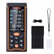 Koop Lasermeter 121 m Laserafstandsmeter Precisie 1,5 mm laserafstandsmeter met 100 groepsopslag, ft/m/in/ft+in met 2,4" LCD-kleurenscherm Meet afstand, oppervlakte en volume