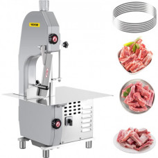 Sierra para Cortar Huesos Carnes Congelados, 1.500 W Eléctrica Sierra de Cinta Profesional para Carne, 490 x 440 mm Sierra para Huesos, Sierra para Carne y Huesos, para Carnicerías, Hoteles