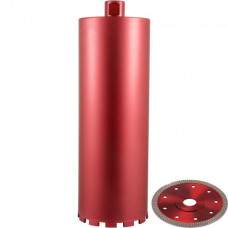 Saca Núcleos Taladro de 152 mm Broca de Taladro de Núcleo 355 mm Broca de Núcleo Húmeda 5 / 8in-11 Broca Corona Diamantada 13,5 libras / 6 kg Diamante y Aleación de Aluminio Broca Húmeda