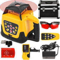 VEVOR Nivel Laser Autonivelante Rango de 500 m Nivel de Láser Rojo ± 5 Grados Nivel Láser Giratorio Nivel de Láser Impermeable Trabajo Continuo 26